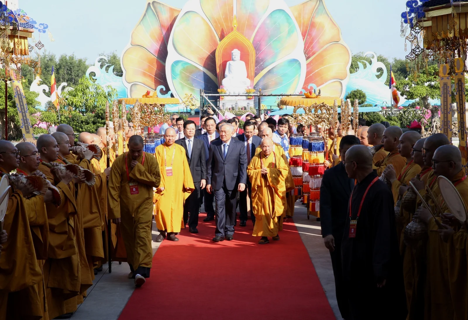 Đại lễ Vesak Liên Hiệp Quốc - nghi thức đón tiếp